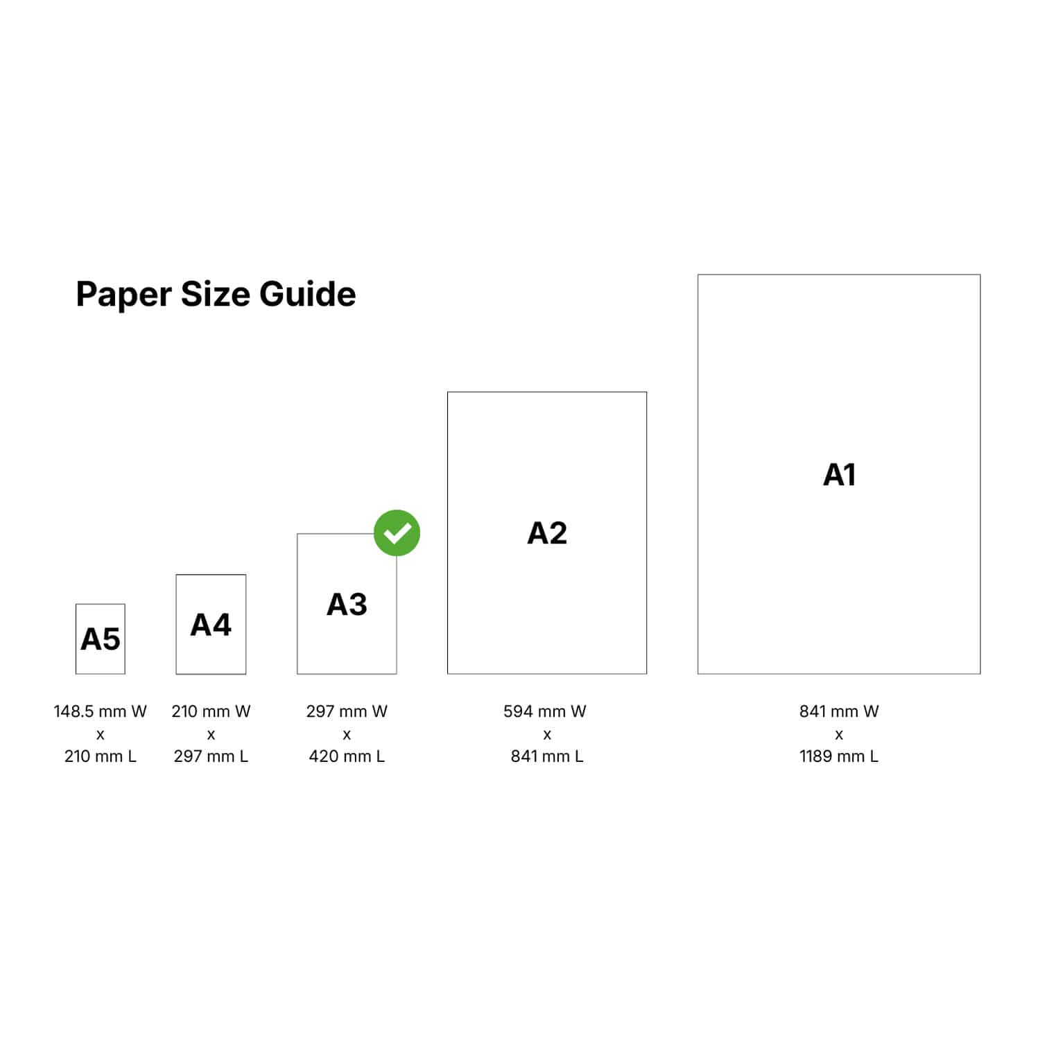 Perfect Print A3 White Copy Paper 80gsm Ream of 500 sheets - Impact