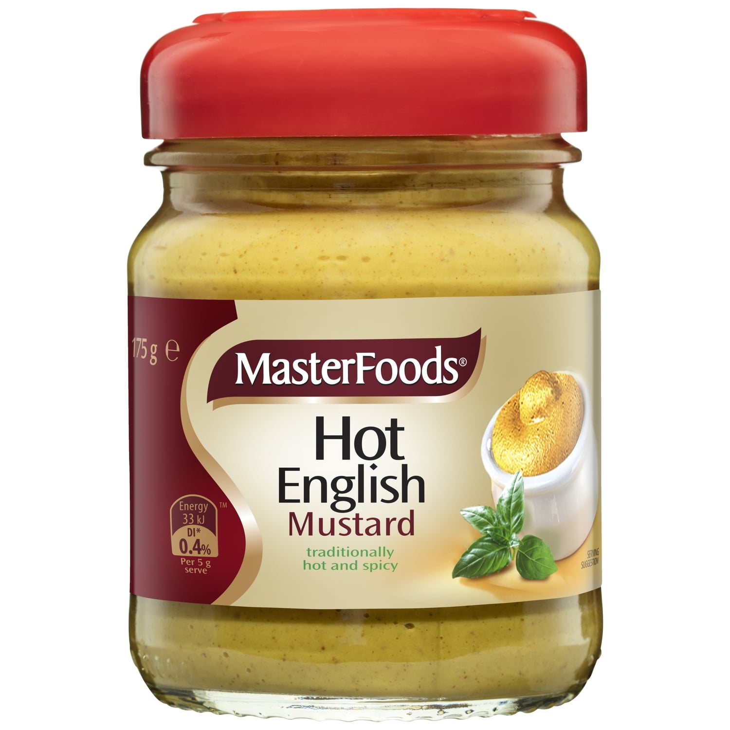 MasterFoods Hot English Mustard 175g Impact