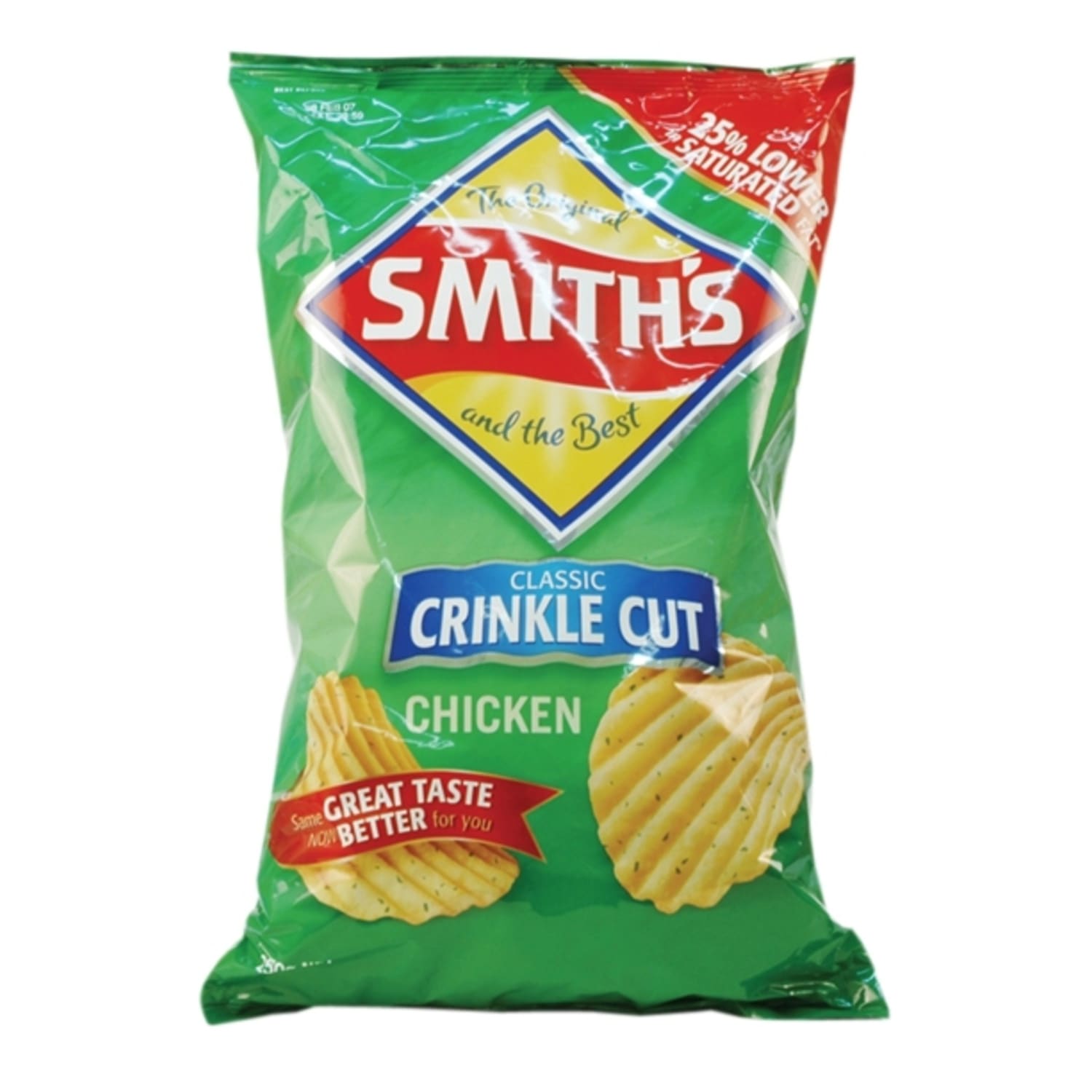Chips Smiths Crinkle Cut Chicken 170g Impact