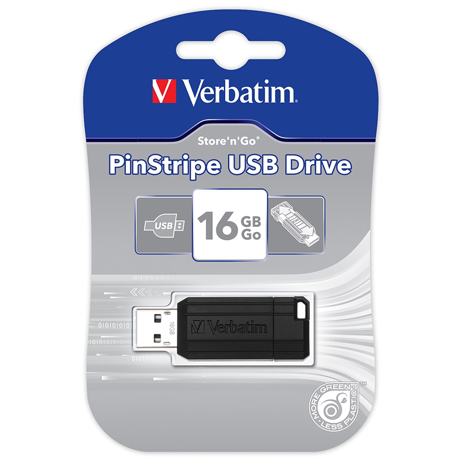 Verbatim Usb Flash Drive 16gb Pinstripe - Impact