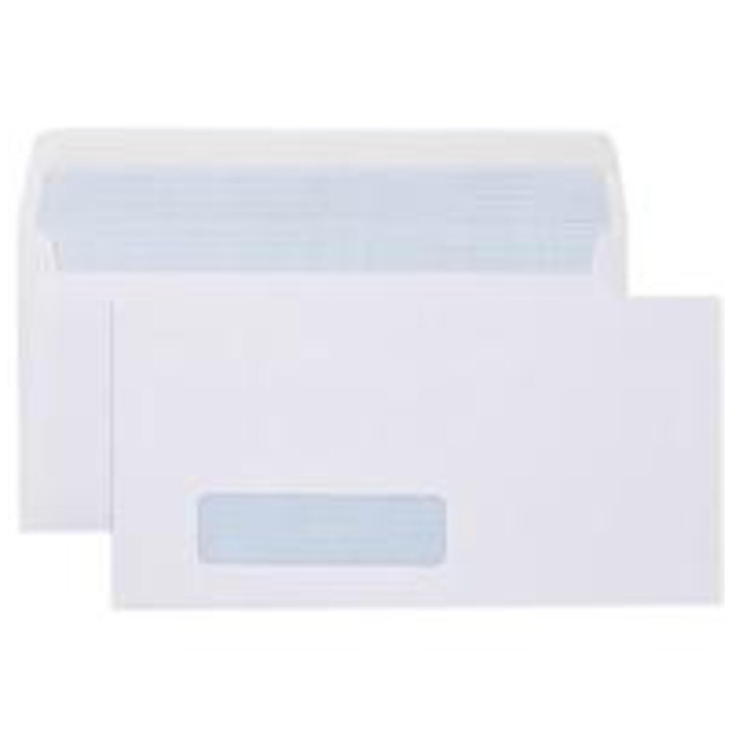 Candida DLX Lick & Seal Envelope Window Box of 1000 Impact