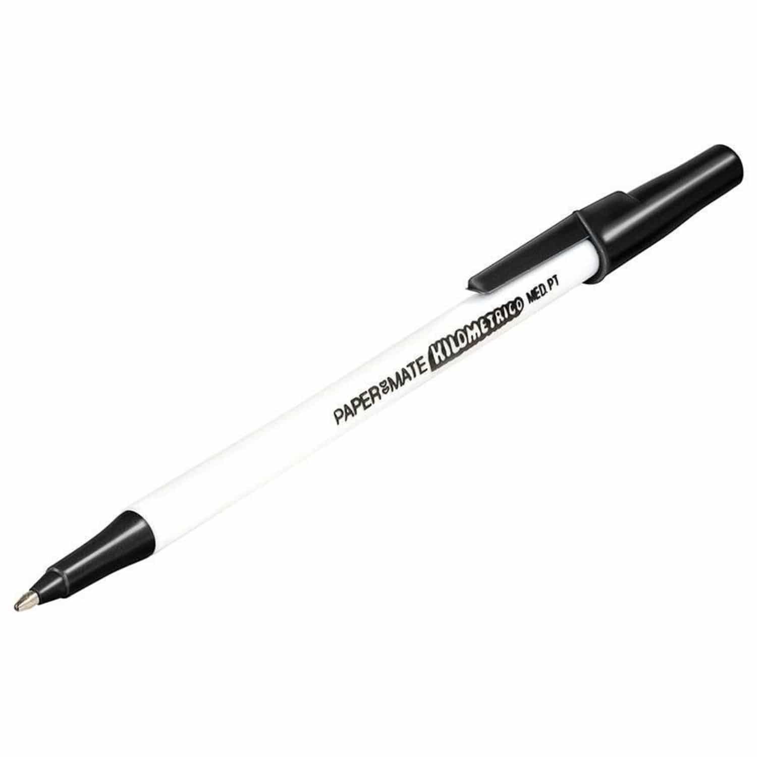 Papermate Kilometrico Ballpoint Pen Medium Black Box of 50 Impact