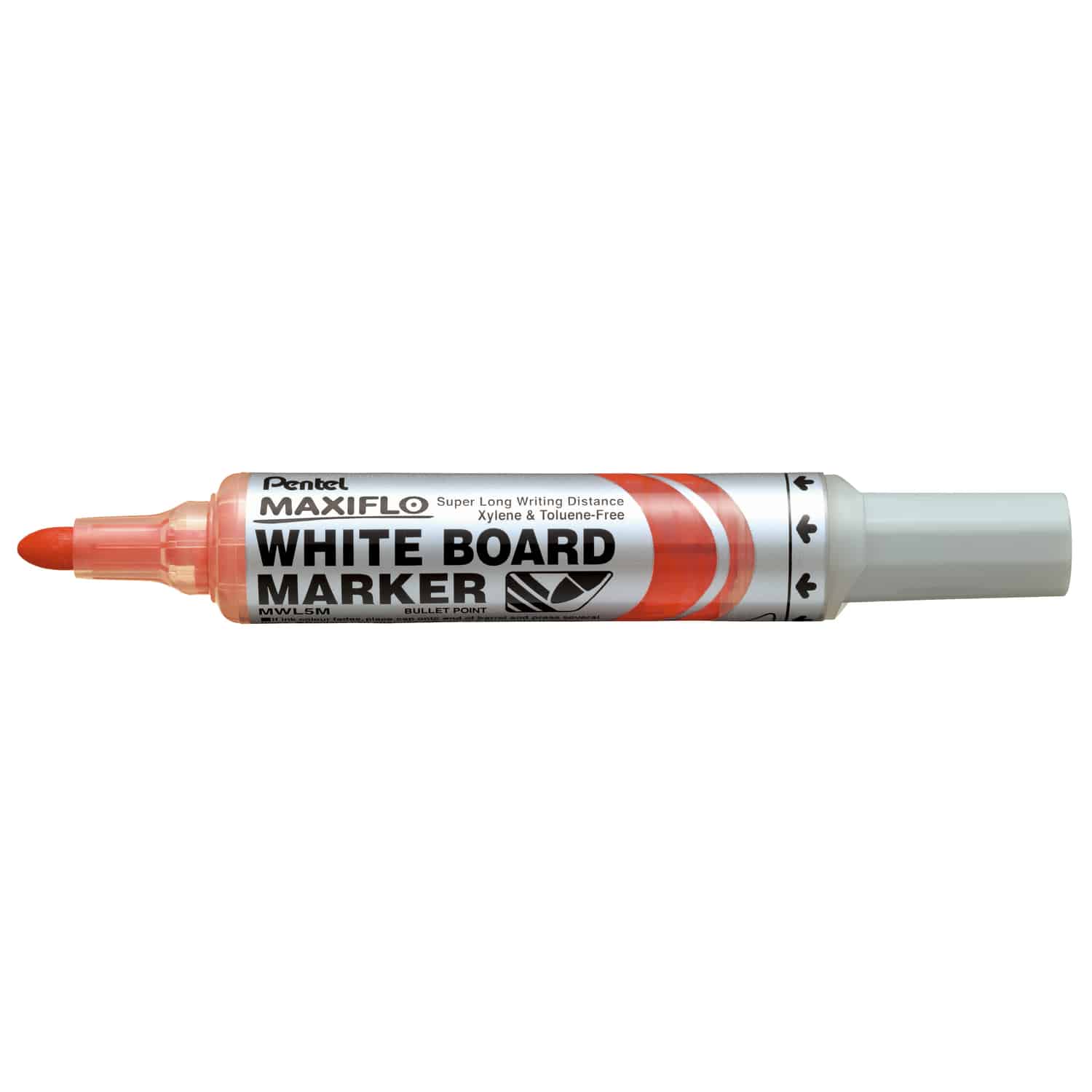 Pentel Maxiflo Whiteboard Marker - 12er Pack Extra Breit | Konische Spitze | Trocken Abwischbar