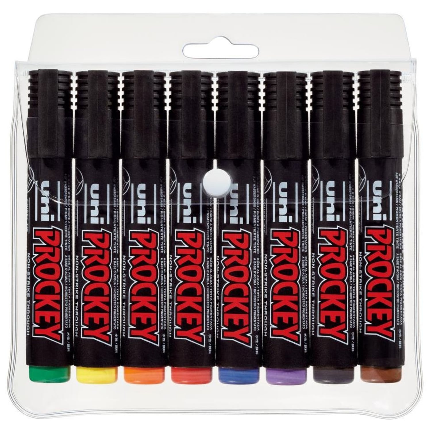 Uni-Ball Permanent Marker Pm122 Prockey Bullet Assorted Impact
