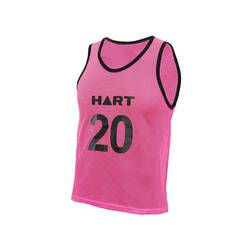 HART Numbered Training Vests Senior - Fluro Pink