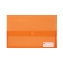 Orange Marbig Document Wallet