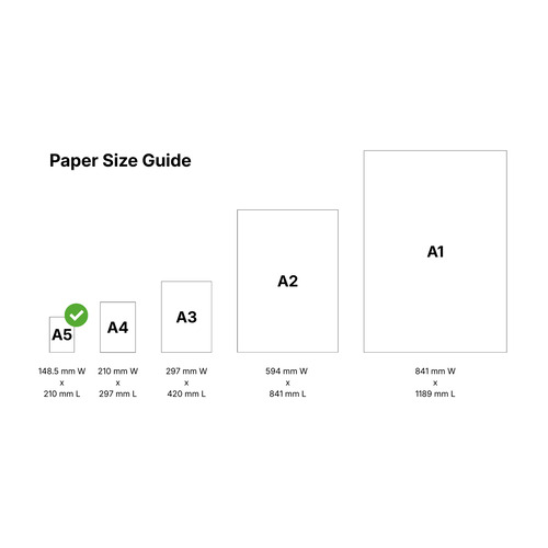 Color Copy Paper A5 160gsm White Pk250 - Impact