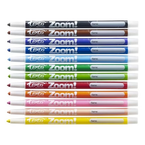 Texta Zoom Propelling Crayons - Pack of 12