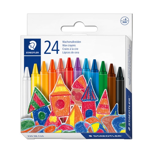 thumbnail image 2 of Staedtler Noris Club Super Jumbo Wax Crayons - Assorted Colours (Pack Of 8) 2 of 9