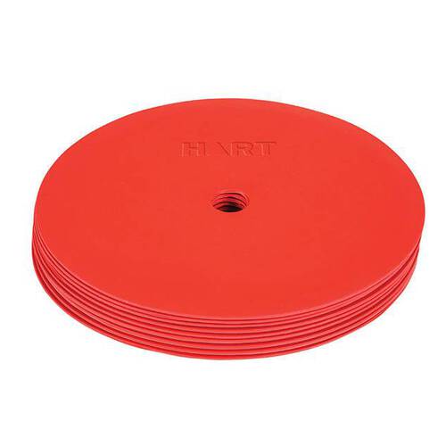 HART Rubber Disc 10Pk Red