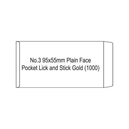 Env 107X60 Seed #3 Lick Kraft Bx1000