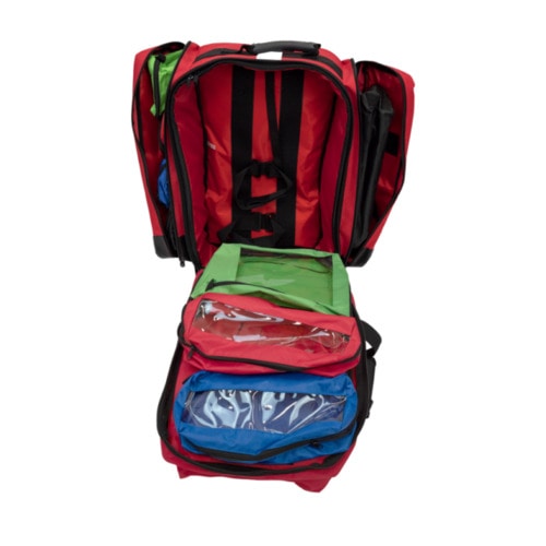 AEROBAG Red Trauma First Aid Backpack - Impact