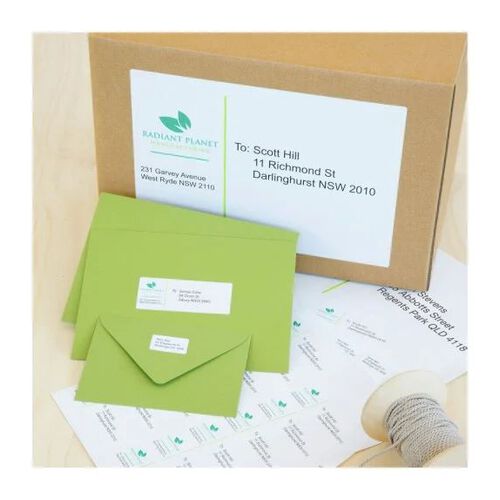 Premium Address Labels with AveryEco 99.1 x 38.1mm (280 Labels / 20 ...