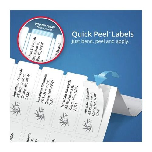 Lbl22 Labels Premium Address Labels with AveryEco 99.1 x 34mm (320 Labels / 20 ...