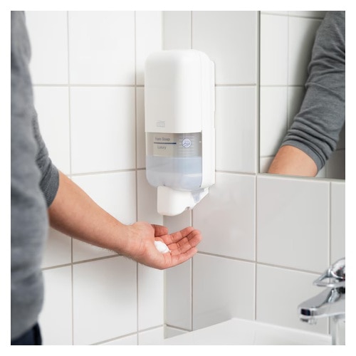 Tork A4 Soap & Sanitiser Dispenser in White