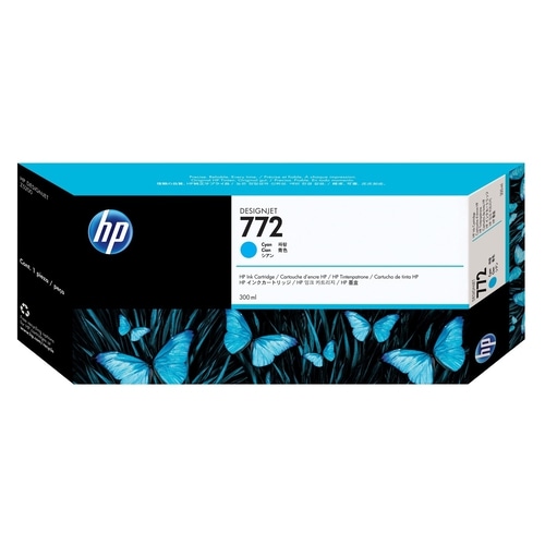 HP Inkjet Cartridge #772 Cyan